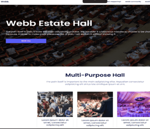Webb Estate Hall