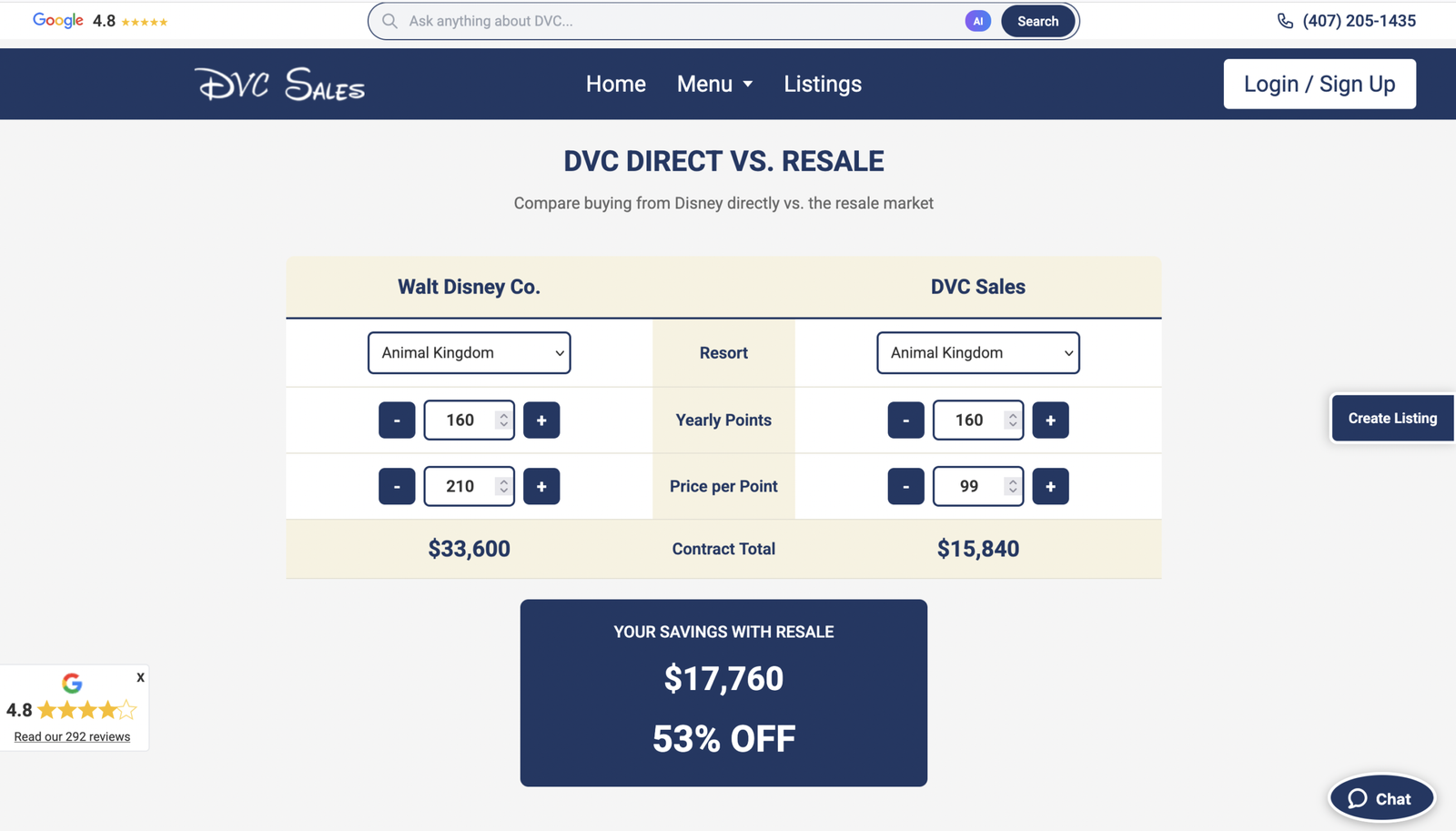 DVC Sales Resale Listings Marketplace + CRM