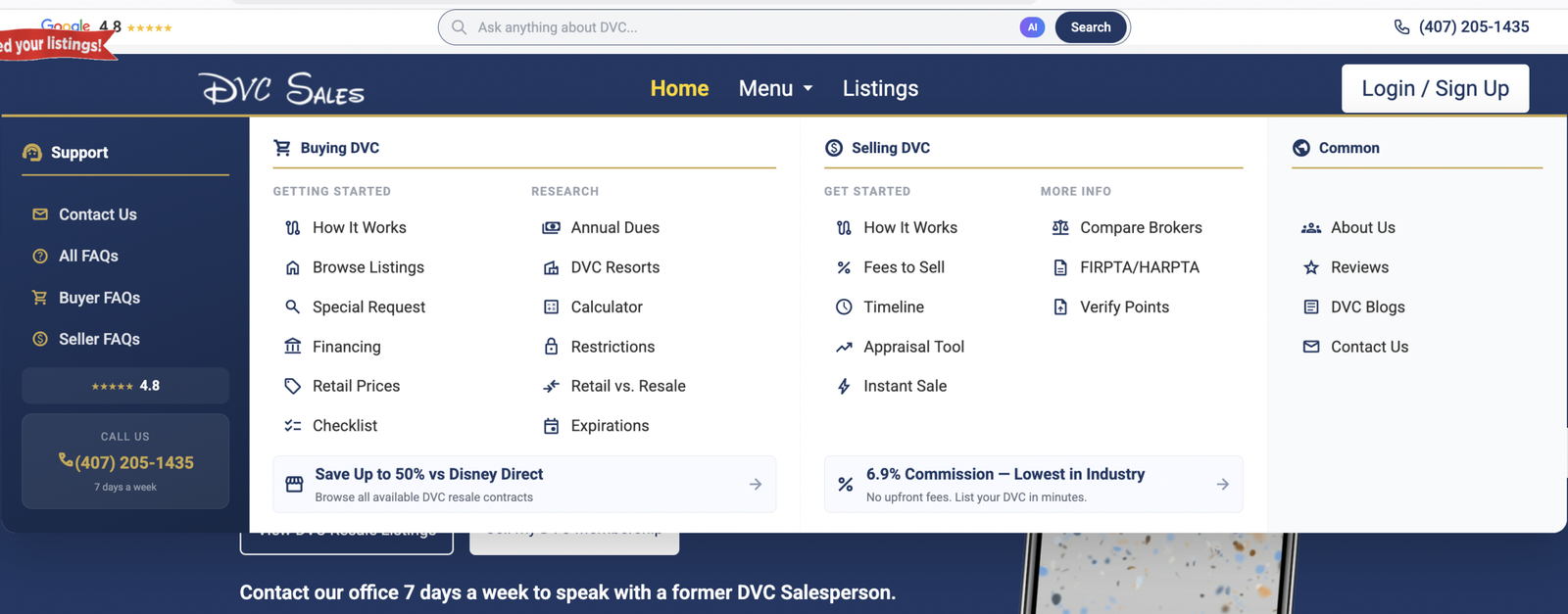 DVC Sales Resale Listings Marketplace + CRM