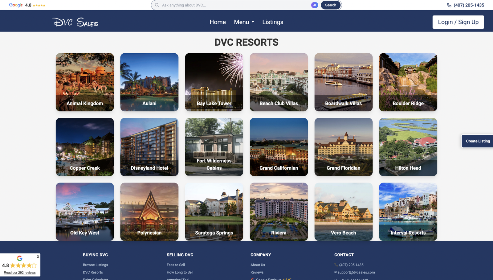 DVC Sales Resale Listings Marketplace + CRM